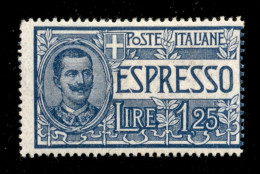 Regno - Servizi - 1926 - 1,25 Lire (12 - Espressi) Con Dentellatura Verticale Spostata E Traccia Di Diciture Marginali A - Otros & Sin Clasificación