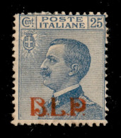 Regno - B.L.P - 1921 - 25 Cent Michetti (3) - Gomma Originale (400) - Autres & Non Classés