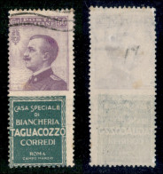 Regno - Francobolli Pubblicitari - 1924 - 50 Cent Tagliacozzo (17) Usato (1.100) - Andere & Zonder Classificatie