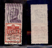 Regno - Francobolli Pubblicitari - 1925 - 50 Cent Tantal (18) Usato (350) - Sonstige & Ohne Zuordnung