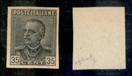 Regno - Saggi - 1929 - Prova Di Macchina - 35 Cent Parmeggiani (241) Non Dentellato - Sempre Senza Gomma - Chiavarello - Altri & Non Classificati