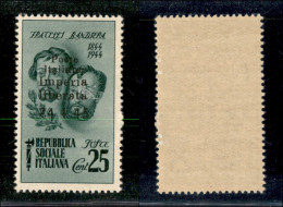 C.L.N. - Imperia - 1945 - 25 Cent Bandiera (13d) Senza Trattini - Gomma Integra - Sonstige & Ohne Zuordnung