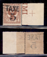 Occupazioni I Guerra Mondiale - Trentino-Alto Adige - 1919 - Taxe 5 Su 2 Cent (75) Bordo Foglio Usato - Andere & Zonder Classificatie