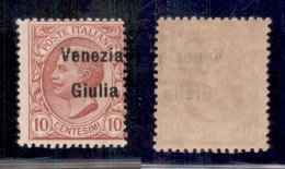 Occupazioni I Guerra Mondiale - Venezia Giulia - 1918 - 10 Cent (22eao) - Soprastampa A Destra - Gomma Integra (210) - Altri & Non Classificati