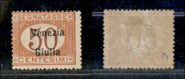 Occupazioni I Guerra Mondiale - Venezia Giulia - 1918 - 50 Cent Segnatasse (6) - Gomma Originale (350) - Otros & Sin Clasificación