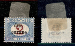 Occupazioni I Guerra Mondiale - Trento E Trieste - 1919 - 2 Corone Su 2 Lire Segnatasse (8) - Usato (200) - Andere & Zonder Classificatie