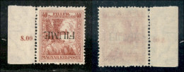 Occupazioni I Guerra Mondiale - Fiume - 1918 - 40 Filler (3ab) Con Soprastampa Capovolta - Gomma Integra (180) - Andere & Zonder Classificatie