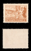 Occupazioni I Guerra Mondiale - Fiume - 1919 - Non Emesso - 1 Corona (58) - Senza Gomma - Other & Unclassified