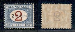 Occupazioni I Guerra Mondiale - Dalmazia - 1922 - 2 Corone Su 2 Lire (3) - Gomma Integra (250) - Altri & Non Classificati