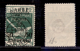 Occupazioni I Guerra Mondiale - Arbe - 1920 - 50 Cent Su 5 Cent Espresso (2) - Usato (250) - Andere & Zonder Classificatie