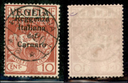 Occupazioni I Guerra Mondiale - Veglia - 1920 - 10 Cent (2) Usato (500) - Otros & Sin Clasificación