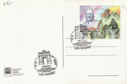 MAXIMUM CARD GARIBALDI  2007 SAN MARINO (MCX460 - Errors, Freaks & Oddities (EFO)