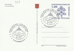 MAXIMUM CARD PONTIFICIUM CONSILIUM 2010 VATICANO (MCX609 - Cartes-Maximum (CM)
