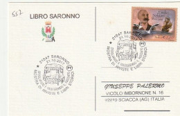 MAXIMUM CARD LIBRO SARONNO 2017  (MCX557 - Maximum Cards