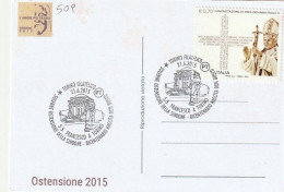 MAXIMUM CARD OSTENSIONE SINDONE 2015  (MCX509 - Maximumkaarten