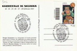 MAXIMUM CARD CARNEVALE SCIACCA 2017  (MCX506 - Cartes-Maximum (CM)