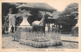 CPA JAPON / BRONZE STATUE OF HORSE AT SUWA SHRINE NAGASAKI - Sonstige & Ohne Zuordnung