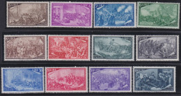 Italy   .  Y&T   .     518/529  (2 Scans)       .    **         .    MNH - 1946-60: Mint/hinged