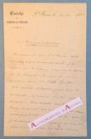 ● L.A.S 1892 Pierre Marie FALLIERES Evêque SAINT BRIEUC & TREGUIER Décès Abbé Gendre La Rochelle Lettre Autographe Mezin - Historische Personen