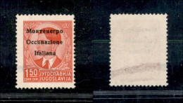 Occupazioni II Guerra Mondiale - Montenegro - 1941 - Saggi - 1,5 Din (3-soprastampa In Cirillico) - Nuovo Senza Gomma (4 - Andere & Zonder Classificatie