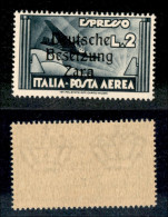 Occupazioni Straniere Di Territori Italiani - Occupazione Tedesca - Zara - 1943 - 2 Lire Aeroespresso (9m - Aerea) - Pri - Andere & Zonder Classificatie