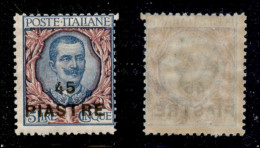 Uffici Postali All'Estero - Levante - Costantinopoli - 1922 - 45 Piastre Su 5 Lire (56) - Gomma Integra (1.375) - Sonstige & Ohne Zuordnung