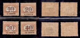 Uffici Postali All'Estero - Uffici Postali In Cina - Pechino - 1919 - Segnatasse (9/12) - Serie Completa - Gomma Origina - Otros & Sin Clasificación