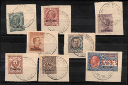 Uffici Postali All'Estero - Uffici Postali In Cina - Tientsin - 1917 - Soprastampati (4/8 + 10/11 + 1 Espressi) - 8 Valo - Other & Unclassified