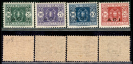 Colonie - Africa Orientale Italiana - 1940 - Alti Valori (10/13) - 4 Valori - Gomma Integra (378) - Otros & Sin Clasificación