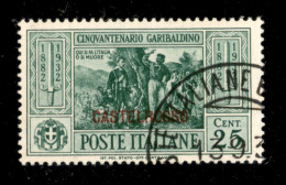 Colonie - Castelrosso - 1932 - 25 Cent Garibaldi (32) Usato - Andere & Zonder Classificatie