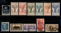 Colonie - Cirenaica - 1927/1934 - Ventisei Valori Diversi Usati - Buon Valore Di Catalogo - Da Esaminare - Andere & Zonder Classificatie