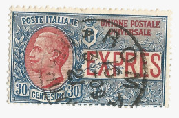 Express - 30 Centesimi - Oblitéré - Roma 3 Sptembre 1921 - Poste Exprèsse