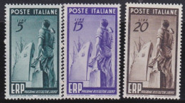 Italy   .  Y&T   .     539/541  (2 Scans)       .    **         .    MNH - 1946-60: Nuovi