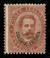 Colonie - Eritrea - 1893 - 10 Cent Umberto (4) - Gomma Integra (450) - Autres & Non Classés