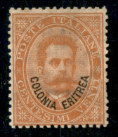 Colonie - Eritrea - 1893 - 20 Cent Umberto (5) - Gomma Originale (300) - Sonstige & Ohne Zuordnung