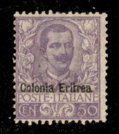 Colonie - Eritrea - 1903 - 50 Cent Floreale (27) - Nuovo Senza Gomma - Autres & Non Classés