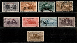 Colonie - Eritrea - 1930 - Virgilio (179/187) - Serie Completa Usata - Annulli Da Esaminare - Other & Unclassified