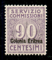 Colonie - Eritrea - 1916 - 90 Cent (3) - Ottimamente Centrato - Gomma Integra (500) - Other & Unclassified