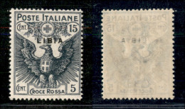 Colonie - Libia - 1915 - 15 + 5 Croce Rossa (14) - Gomma Integra (175) - Sonstige & Ohne Zuordnung