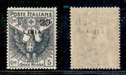 Colonie - Libia - 1916 - 20 Cent Su 15 Croce Rossa (15) - Gomma Integra (175) - Other & Unclassified