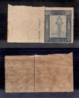 Colonie - Libia - 1924 - 25 Cent (49c) - Bordo Foglio Con Centro Capovolto - Gomma Integra (600+) - Sonstige & Ohne Zuordnung