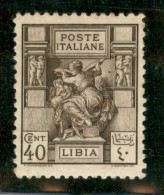 Colonie - Libia - 1926 - 40 Cent Sibilla (55) - Gomma Integra - Sonstige & Ohne Zuordnung
