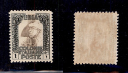 Colonie - Libia - 1930 - 1 Cent (58 Dentellato 11) - Gomma Integra - Ottima Centratura (4.000) - Otros & Sin Clasificación