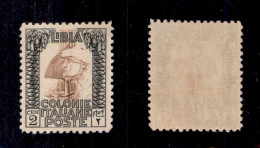 Colonie - Libia - 1930 - 2 Cent (59 - Dentellato 11) - Gomma Integra - Ottimamente Centrato (4.000) - Sonstige & Ohne Zuordnung