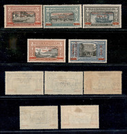 Colonie - Somalia - 1924 - Manzoni (55/59) - 5 Valori - Gomma Originale - Ottimamente Centrato - Other & Unclassified