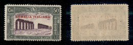 Colonie - Somalia - 1930 - 50 Cent Milizia (141) - Gomma Integra - Ben Centrato (137) - Other & Unclassified