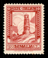 Colonie - Somalia - 132 - 20 Cent Pittorica (171) - Gomma Originale Con Invisibile Traccia Di Linguella (700+) - Andere & Zonder Classificatie