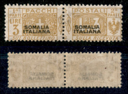 Colonie - Somalia - 1917 - 3 Lire (8) - Gomma Originale (150) - Other & Unclassified