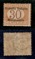 Colonie - Somalia - 1906 - 30 Cent (4/4a) - Soprastampa A Sinistra - Gomma Originale - Other & Unclassified