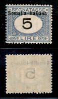 Colonie - Somalia - 1926 - 5 Lire (50) - Gomma Originale - Molto Ben Centrato - Altri & Non Classificati